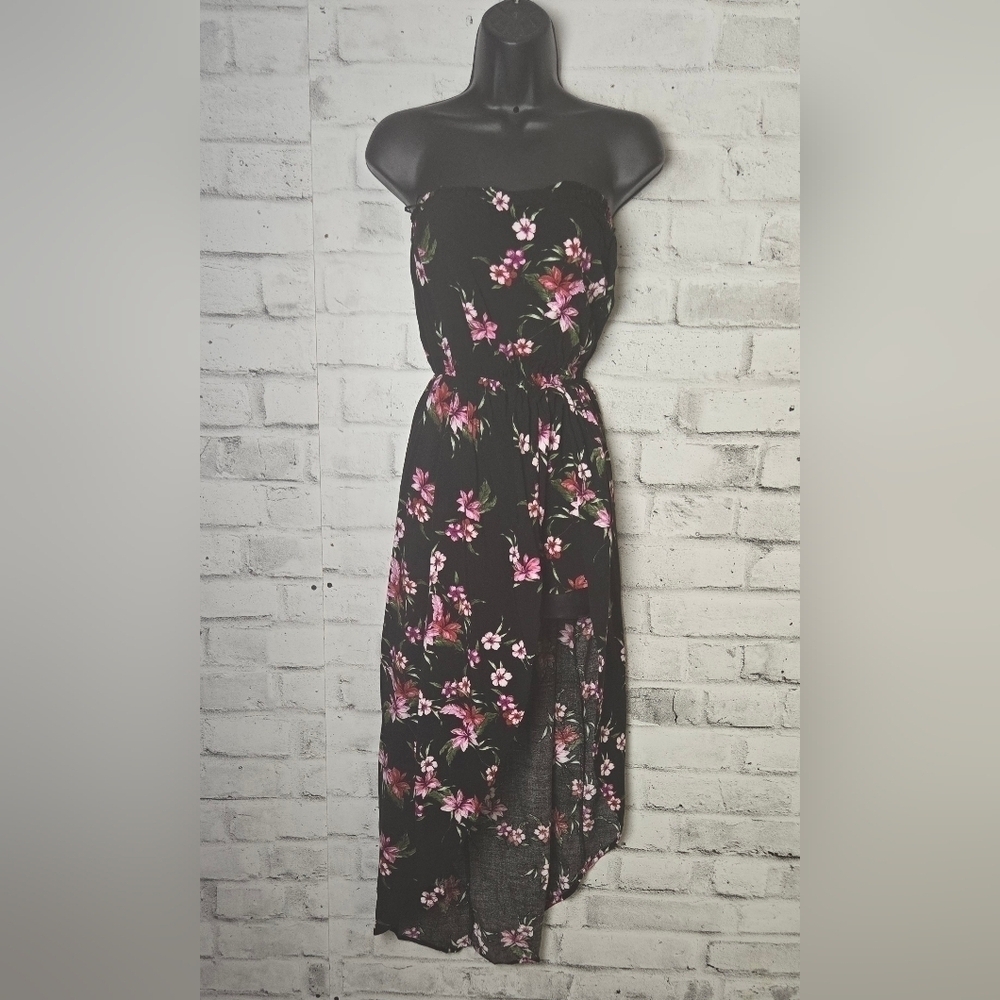 U2B Strapless Floral Romper Dress